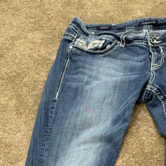 🔥 Vigoss The New York Slim Boot Thick Stitch Jeans - Size 22 - Picture 9 of 9